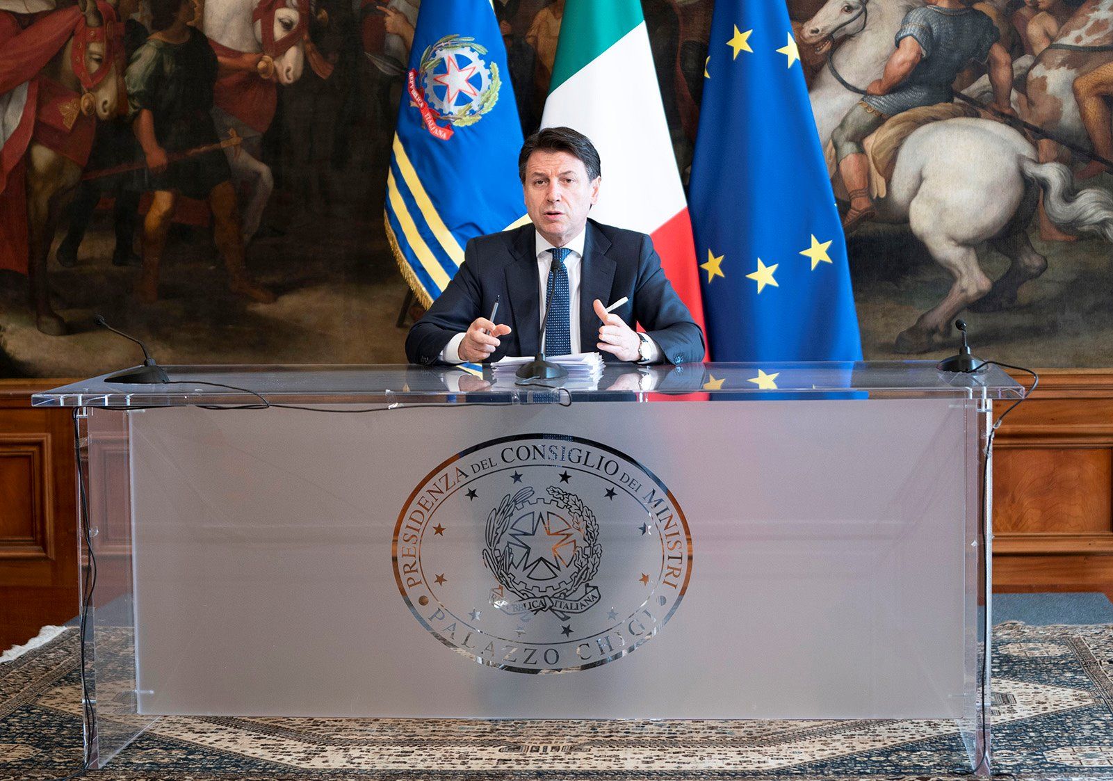 El primer ministro de Italia anuncia que las medidas de confinamiento se prorrogarán en abril