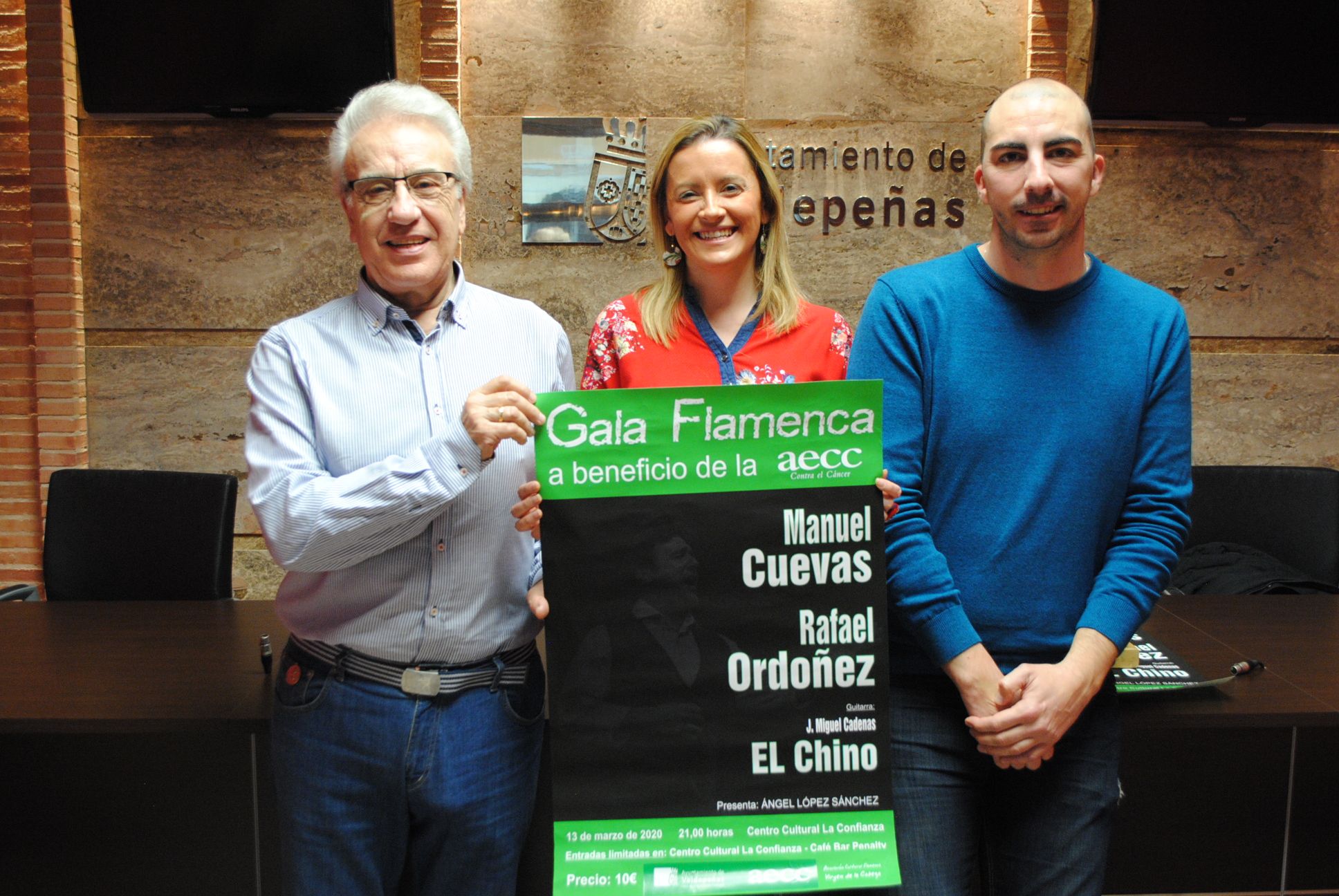 La Confianza acoge el 13 de marzo una Gala Flamenca a beneficio de la AECC con Manuel Cuevas, Rafael Ordóñez y ‘El Chino’