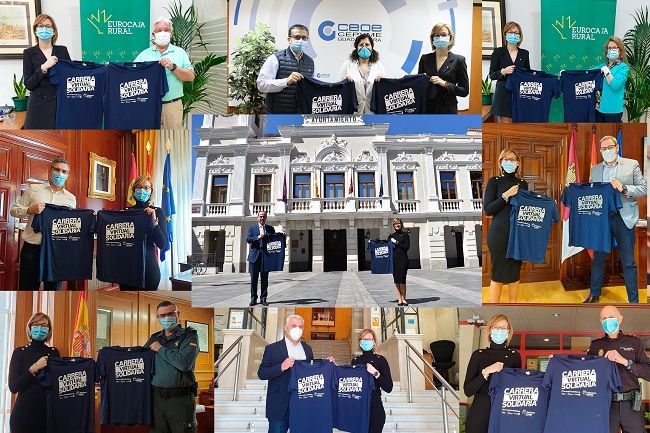 Masivo respaldo institucional en Guadalajara a la primera Carrera Solidaria de la Fundación Eurocaja Rural