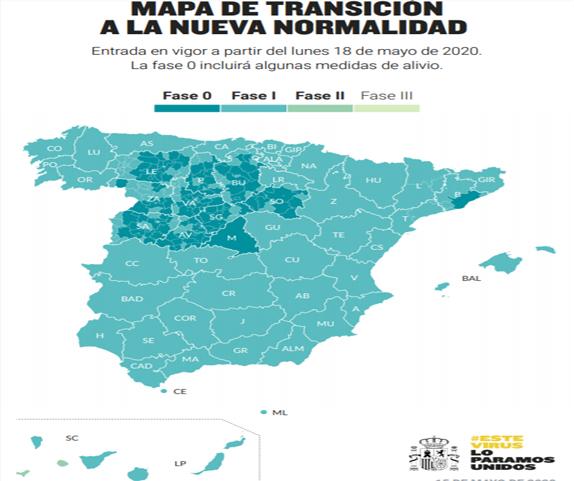 La Comunidad de Madrid, Barcelona y parte de Castilla y León continúan en fase 0