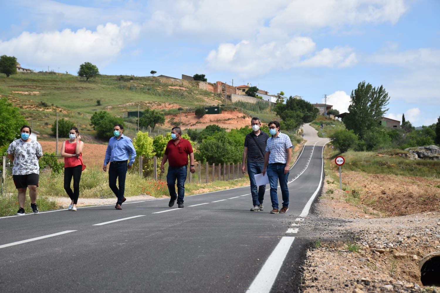 La Diputación ha invertido en carreteras un total de 3,7 millones de euros para arreglar más de 55 kilómetros en el último año