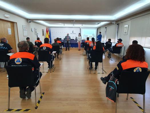 La Escuela de Protección Ciudadana acoge la primera formación de 2021 de nuevo voluntariado de Protección Civil en la provincia de Toledo
