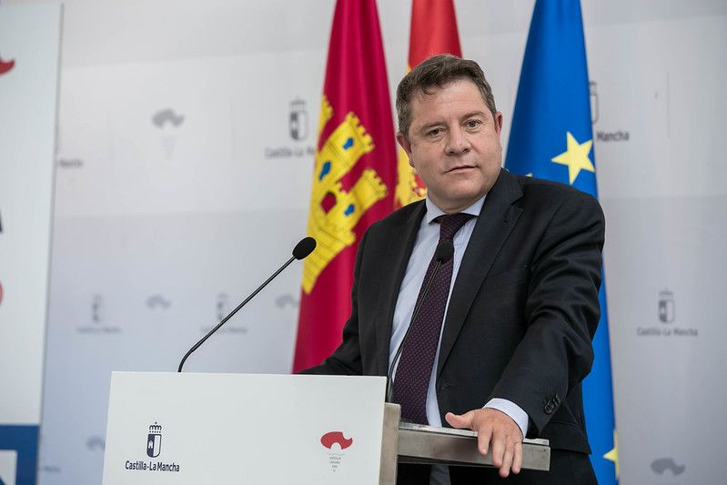 Emiliano García-Page exige el trazado de la A-43 por Almadén y reivindica este trayecto como la mejor conexión de España con Portugal