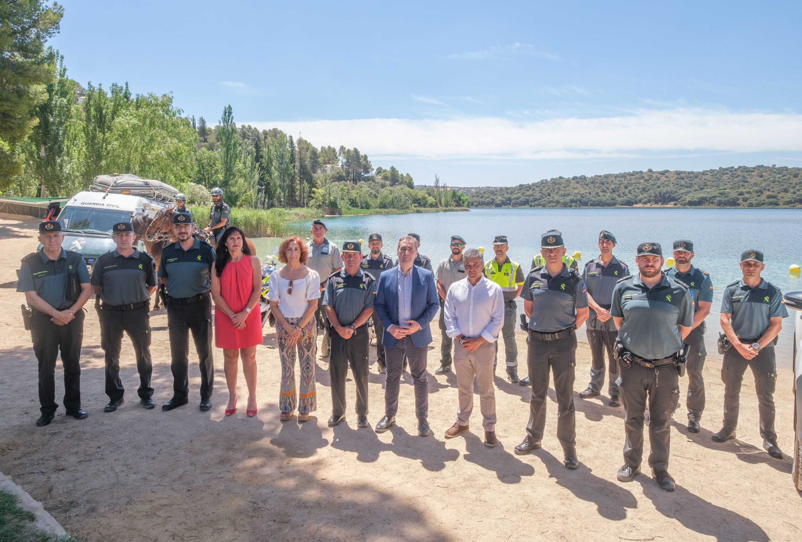 El dispositivo especial de seguridad de las Lagunas de Ruidera se pone en marcha esta medianoche y se prolongará hasta el 15 de septiembre