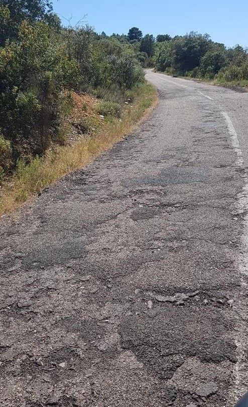 Continúa el abandono de la carretera CM-4155 por parte de la Junta, que niega ahora su inclusión en el III Plan de Carreteras