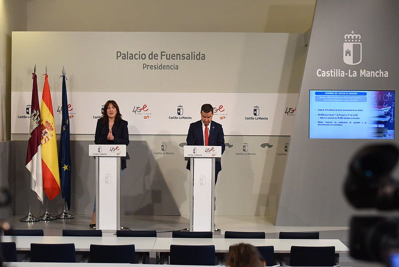 El Gobierno de Castilla-La Mancha autoriza 8,9 millones de euros para la concesión de ayudas de libros de texto