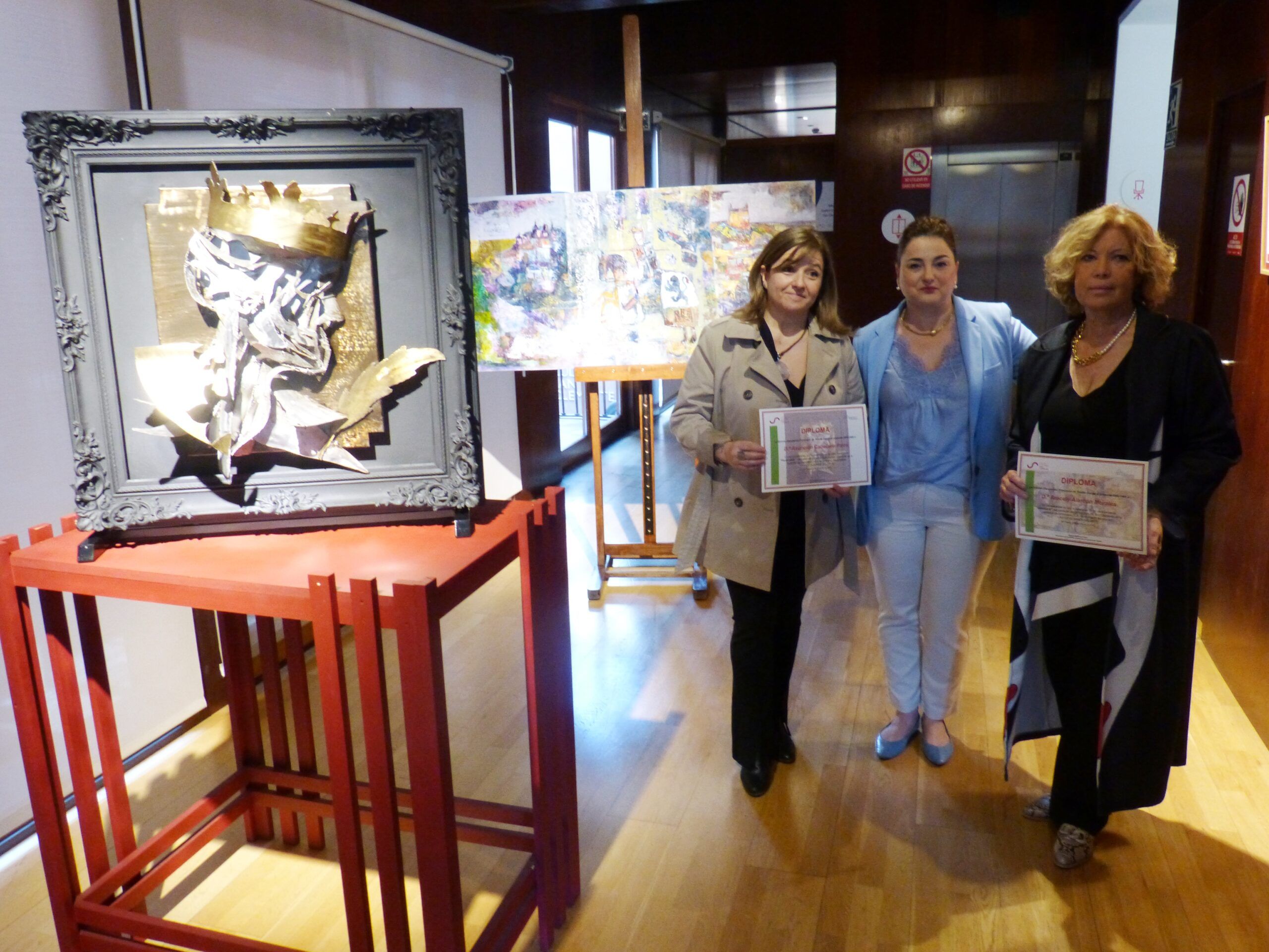 El espacio “Las estaciones del arte” expone en San Clemente obras de Asunción Caballero y Aracely Alarcón