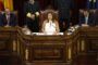 Feijóo ve el discurso de Armengol como una “provocación” que el PP no podía aplaudir