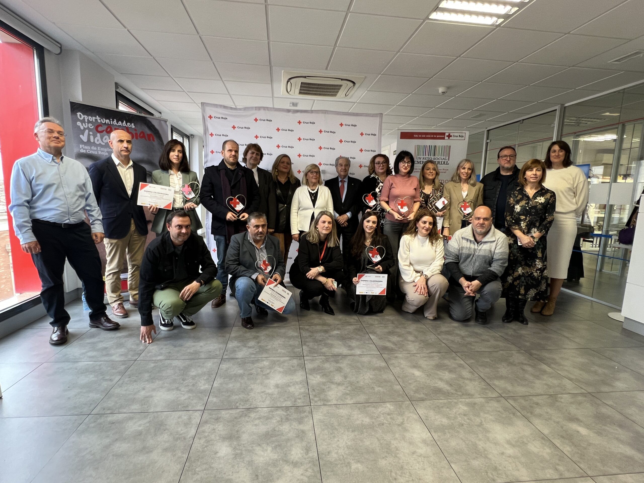 Nueve empresas de la provincia de Ciudad Real son reconocidas por su implicación con el Plan de Empleo de Cruz Roja