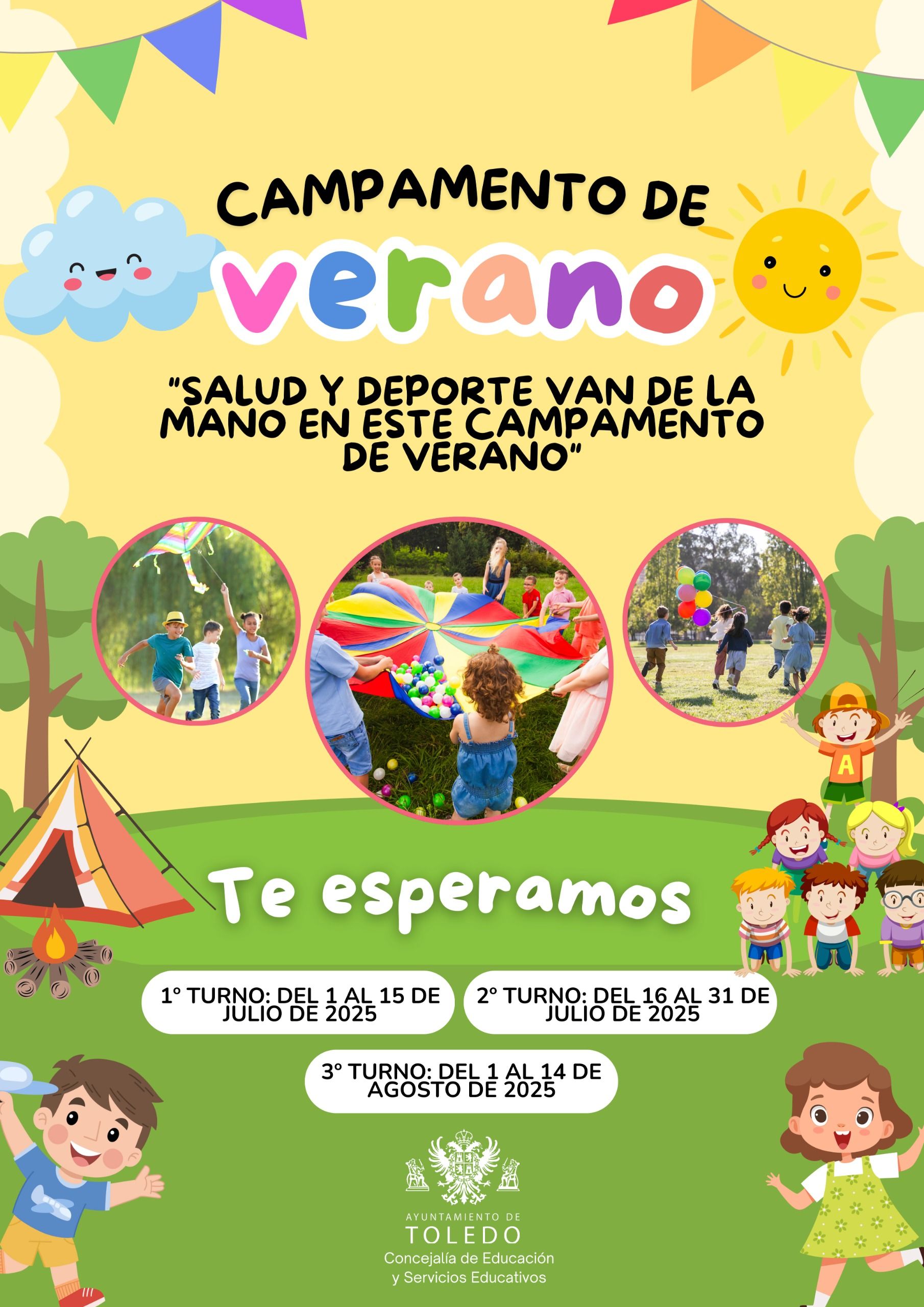 Abierto el plazo, hasta el 26 de mayo, para optar a los campamentos urbanos de verano, con un total de 480 plazas para niños toledanos de 3 a 14 años