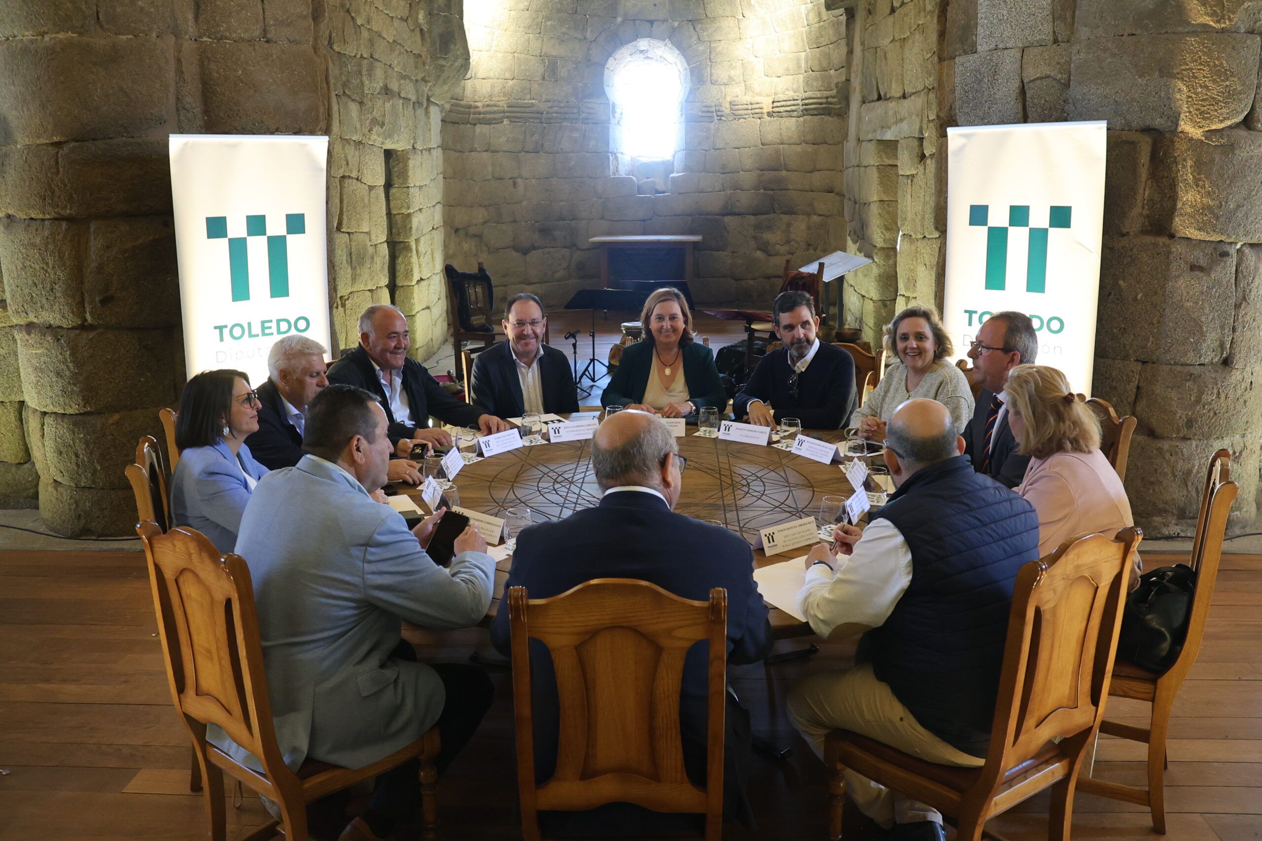 El Ejecutivo de la Diputación de Toledo elige Santa María de Melque para celebrar su primera reunión de gobierno itinerante