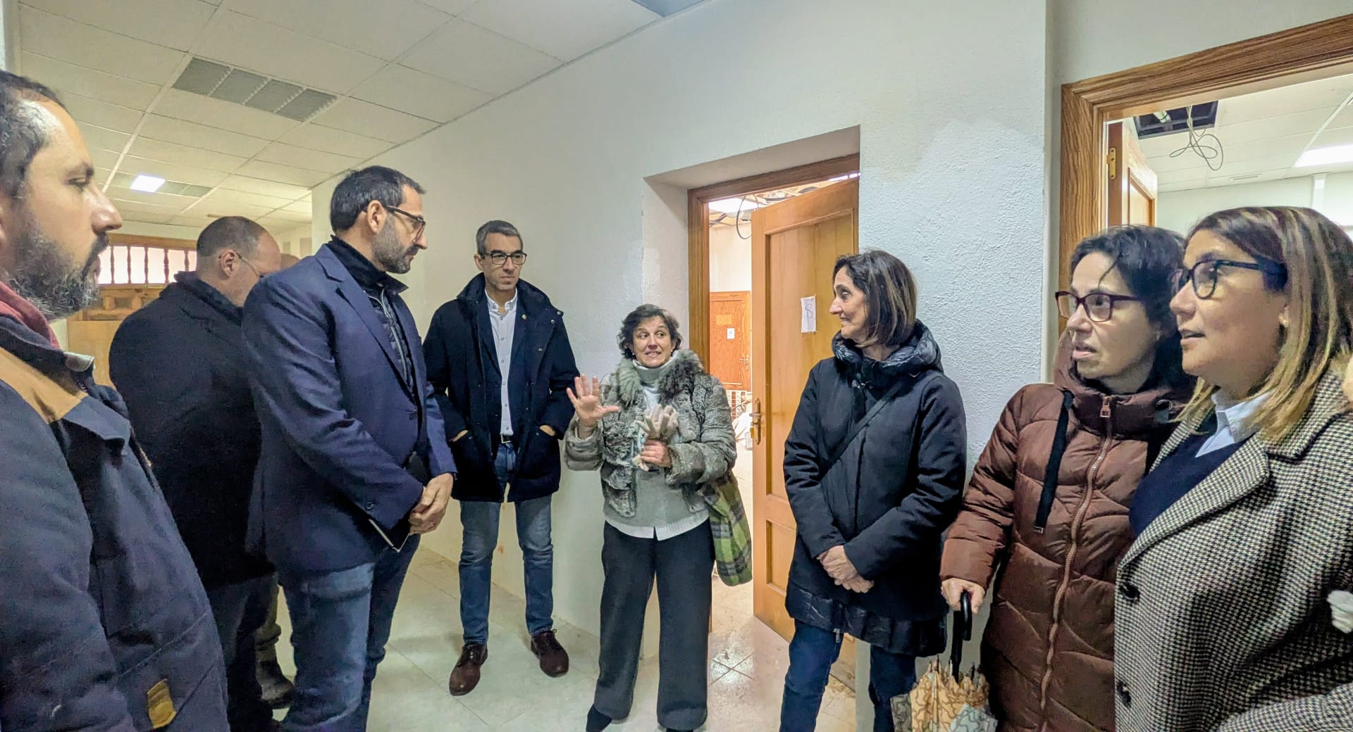 Gutiérrez visita las obras de la nueva sede de la Asociación TEA Talavera