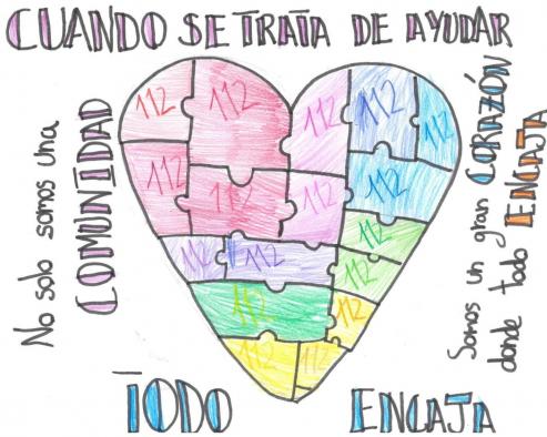El colegio ‘Río Henares’ de Guadalajara gana la XIV edición del Concurso de Dibujo Escolar del Servicio de Emergencias 1-1-2 de Castilla-La Mancha