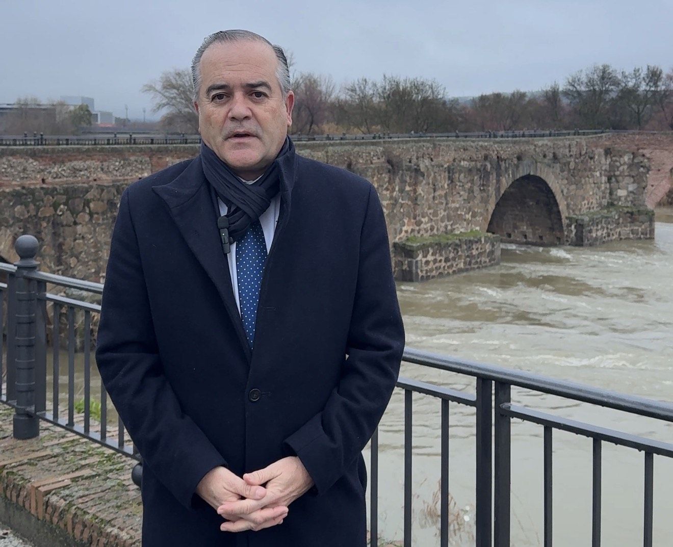 El alcalde envía un mensaje de “calma” ante la crecida del Tajo que pasa a nivel naranja