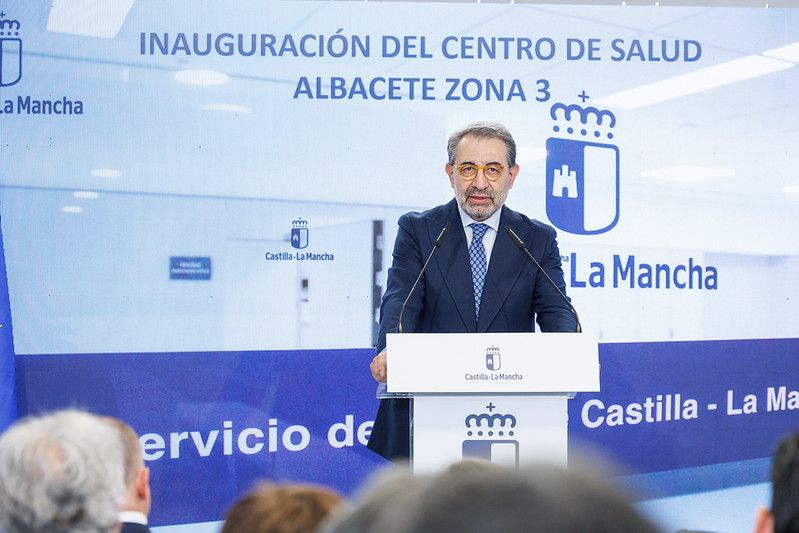 El Gobierno de Castilla-La Mancha inaugura un nuevo Centro de Salud, en Albacete, que será uno de los más sostenibles de España
